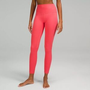 Sherbet pink lululemon align 28” leggings
